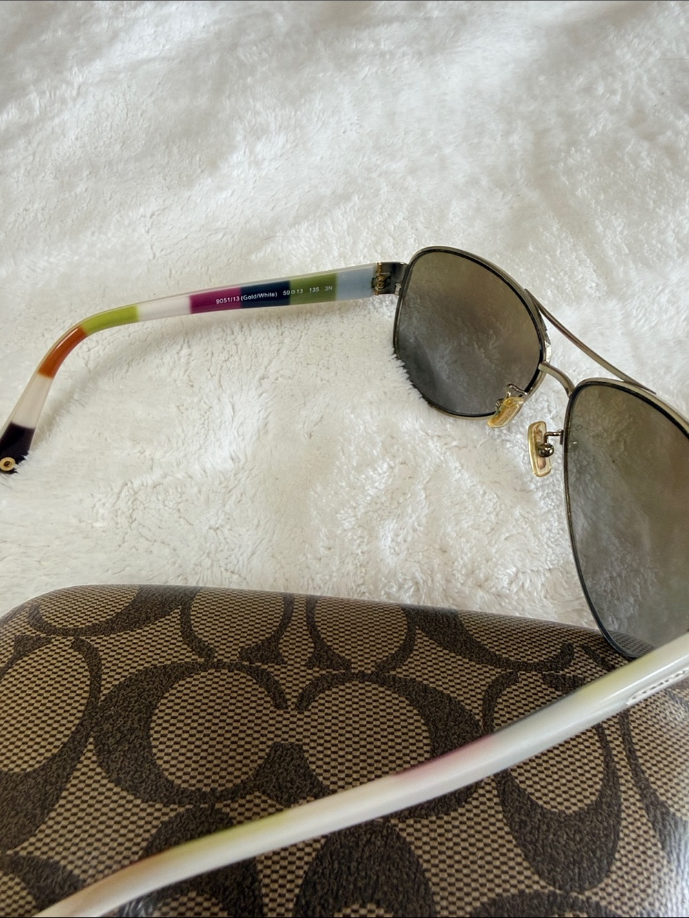 Coach Kristina Aviator Sunglasses 2011 - Picture 4 of 8